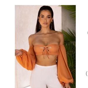 Long sleeve Crop top